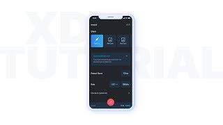 How to Design a Mobile App - Adobe Xd Tutorial 