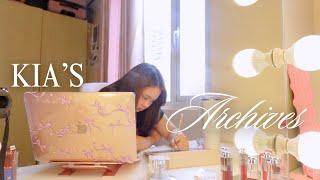 KIA'S COLLEGE ARCHIVES | condo life, study with me, and chill days ‍️