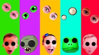 Wrong eyes DAME TU COSITAVlad and Niki and Pvz Zombie and Green Cosita