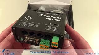 Teltonika RUT955 LTE 4G Router Dual SIM - QUICK UNBOXING & SPECIFICATIONS 4K