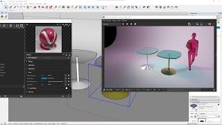 VRAY Sketchup Videocourse - 11 - Materials, Color, Reflection, Refraction, Fresnel IOR, Metal, Glass