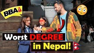 Worst Degree in Nepal | Social Experiment | Anurag Silwal