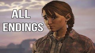 All Endings In The Walking Dead Game Season 3 Episode 5 - All Endings