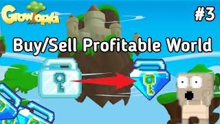 Buy/Sell Profitable World (LOW BUDGET) #Part3 |GROWTOPIA