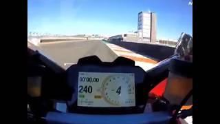 Ducati Panigale V4S track lap with Alberto Naska | Courtesy: @albertonaska