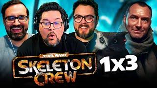 STAR WARS: SKELETON CREW EPISODE 3 REACTION! 1x3 Breakdown and Review | Disney Plus • Jude Law