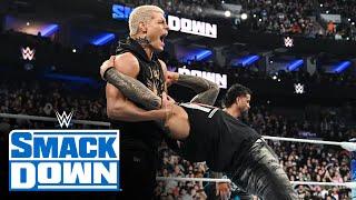 FULL MATCH – Cody Rhodes, Seth Rollins and Jey Uso whip The Bloodline: SmackDown, April 5, 2024