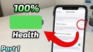 Maintain 100% iPhone Battery Health | Part 1