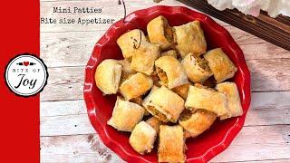 Quick & Easy Bite-Sized Appetizers for your next Party - Bakery style Patties made with Puff Pastry