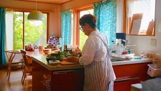 Village Life in Hokkaido, Japan: My Mom’s Cooking, Gardening, and BBQ in the Sunset Glow