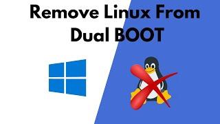 How to remove Linux from dual boot on UEFI