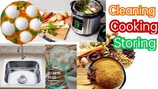 Cleaning Cooking Storing ideas | Time saving ideas for Kitchen | Faster cooking routine