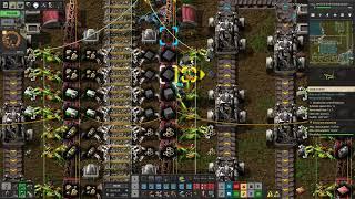 Factorio Lazy Space Exploration -- Base Tour 4 -- Cars-on-belts Hub