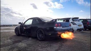 600hp Nissan Skyline R33 GTS-t (Turbo & External Wastegate Sounds)