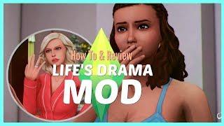 TS4 Life's Drama Mod V1.0 A  - Real Sim Drama - The Sims 4 - Mod Tutorial And Review + Download Link