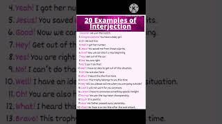 Interjection Examples ll Example of Interjection ll Interjections in Daily Use#youtubeshorts#shorts