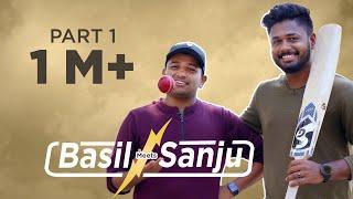 Basil Meets Sanju - Part 1 | Basil Joseph | Sanju Samson | @wonderwallmedia