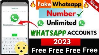 Fake WhatsApp number - how to make fake whatsapp account | Check out ️ this trick