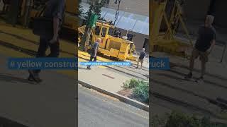 # yellow construction  vehicles truck car