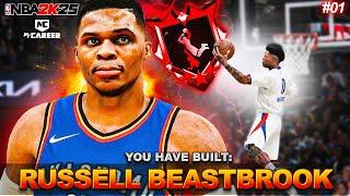 NBA 2K25 MyCAREER #01 - The NBA DEBUT OF RUSSELL BEASTBROOK… BEST RUSSELL WESTBROOK BUILD IN NBA2K25