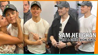 Sam Heughan at Long Island Meet & Greet Event Sharing ADORABLE Moments With Fans