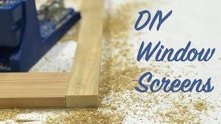 DIY Window Screens