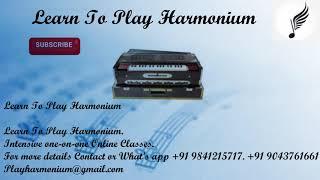 Learn To Play Harmonium. Intensive Online One on One Classes. Rs - 300/- Per Class