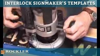 Rockler Interlock Signmaker's Templates