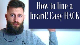 How to Line a Beard with a disposable razor and Beardster Beard Oil