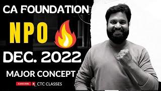 NPO CA Foundation Dec 2022 I CA Foundation npo CTC Classes