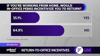 Tech companies offer perks to lure workers back to offices