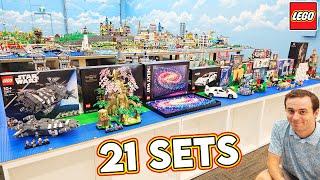 Placing 21 SETS! LEGO Studio Update