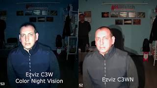 Сравнение Ezviz C3W Color Night Vision и Ezviz C3WN