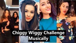 Chiggy Wiggy Challenge Musically Tiktok | Avneet Kaur, Mr. Faisu, Unnati mallharkar, Aashna