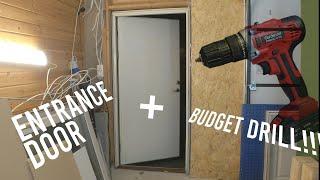 Insulated Door | Budget drill | Review | New Workshop #2