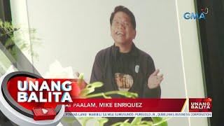 Salamat at paalam, Mike Enriquez | UB