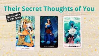  WHAT ARE THEY SECRETLY THINKING ABOUT YOU? ‍️ PICK A CARD  LOVE TAROT READING 