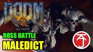 DOOM 3: BFG edition - BOSS BATTLE: DOOMGUY VS MALEDICT