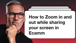 How To Zoom In and Out While Screen Sharing in Ecamm Live