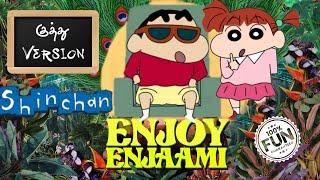 Enjoy Enjaami - Kuthu Version ft. Shinchan | @DreamsCreativityOfficial Is Back