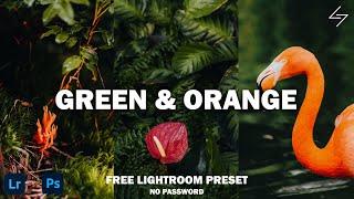 Free Green & Orange Lightroom Mobile Preset Tutorial | DNG & XMP Free Download | Presetum