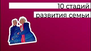 Проблемы в браке и в отношениях, как их преодолеть. 10 стадий развития семьи.