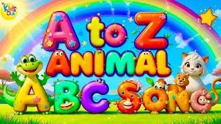 A to Z Animal Song | Learn to Read with Fun Animal Songs for Kids