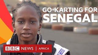 Senegal's 13-year-old go-karting champion - BBC What's New