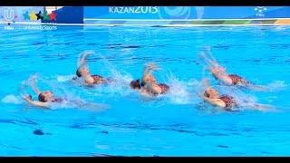 Synchronised Swimming Free Routine Combination Final - 27th Summer Universiade 2013 - Kazan (RUS)