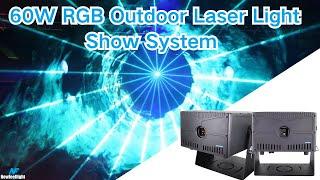 A6 60W RGB Outdoor Laser Light Show System – Waterproof Stage Projector