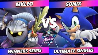 LMM Miami 2024 TOP 8 - Sonix (Sonic) Vs. MkLeo (Meta Knight, Joker) Smash Ultimate - SSBU