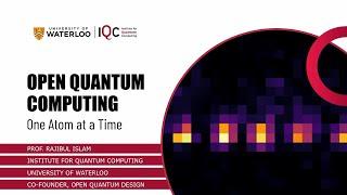Open Quantum Computing - One Atom at a Time
