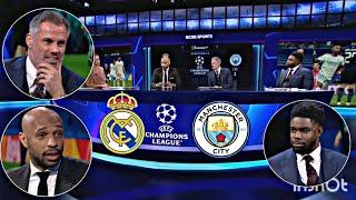 Real Madrid vs Man City 3-1(6-5) Post Match Analysis by Thierry Henry, Carragher & Micah Richards