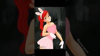 Ariel disney princess glow up bunny halloween makeup #ariel #glowup #bunny #halloween #disney #art